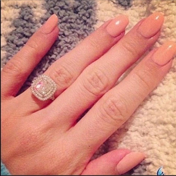 1 left! Sterling Silver Cushion Cut Engagement - Picture 2 of 6